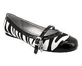 ZEBRA CHARM MARYJANE FLAT