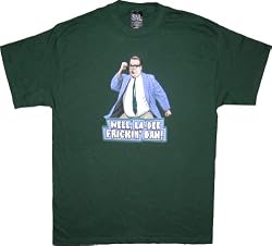 SNL Saturday Night Live Matt Foley Chris Farley Dark Green T-Shirt