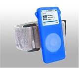 iPod Nano Silicone Skin Case Cover and Armband-Dark Blue - SterlingTek Brand