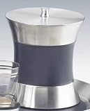 Review Kraftware  / Kraftware 51123 Stitched Navy Hourglass Ice Bucket with Wrap