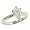 1.34cttw Pear Shape Diamond Solitaire Ring Egl E-F/vs1