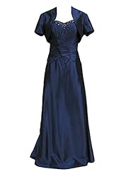 A-line Strapless Taffeta Sweetheart Pleated Beaded Short Sleeves  Dress