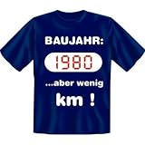 Diamant Shirts - Fun T-Shirt mit Spruch - Jahrgang Baujahr 1980 - Grösse S M L XL XXL, S