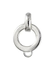 SilberDream Charms Carrier 925 Sterling Silver original Charm Collection big Carrier for Charm pendants, bracelet and necklaces FC0062
