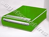 Xbox 360 HD DVD Skin - NEW - LIME CHROME MIRROR system skins faceplate decal mod