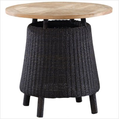 Outdoor Bay Harbor Bistro Table in Bark