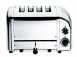 Dualit Classic 4-Slice Toaster, Chrome