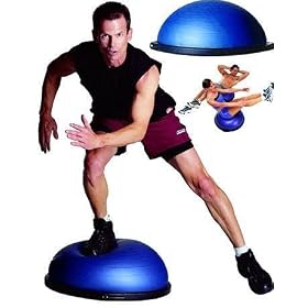 THE BOSU BALL - PROFESSIONAL BALANCE TRAINER - NEW & IMPROVED VERSION - 2009!!!