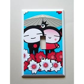 New Pucca & Garu In Love Decorative Light Switch Plate Switchplate
