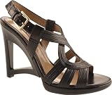 Bruno Magli Women's Lise Dress Shoes,Black Kidskin/Patent Leather,36.5 M EU