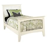 IMAGE OF Mission White Standard Size Twin Slat Bed