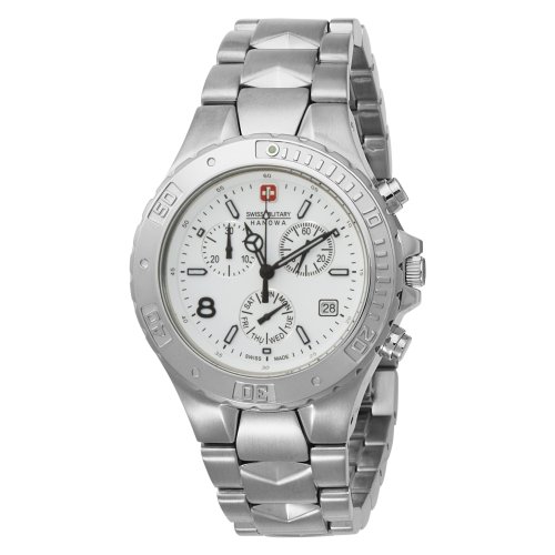 Swiss Military Hanowa Men's 06-5081-04-001 Peacemaker 316L Stainless Steel White Dial Watch