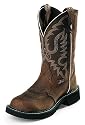Women's Justin 11" Comfortable Flexible Pull On Western Cowboy Boots