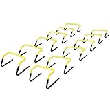 リーディングエッジ トレーニング ハードル 12個セット ESTH-030set　高さ調整可能 [アジリティ スピードトレーニング]