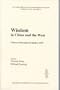 Wisdom In China And The West: Chinese Philosophical Studies (Cultural Heritage and Contemporary Change : Chinese Philosophical Studies)