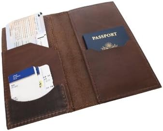 Rustic River Leather Passport Wallet and Ticket Organizer