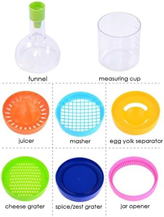 ON SALE | 8 in ONE Multi-Use Kitchen Tool bottle - Juices, grates, shreds, separates eggs, funnels and more!