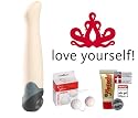 FunFactory Vibrator Gigolo G2 (Vanille) Luxus Paket inkl. Gleitgel & Liebeskugeln