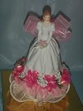 Mis Quince Sweet 15 Sweet 16 Cake Top or Centerpiece Hot Pink