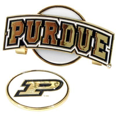 Purdue Boilermakers Slider Hat Clip W/ Golf Ball Marker - Ncaa College Athletics
