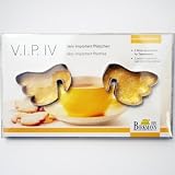 RBV Birkmann 143548 V.I.P. IV Very Important Plätzchen Engelflügel Ausstechformen aus Edelstahl in Geschenkverpackung mit Rezepten