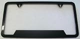 Black Powder Coated Stainless Steel Notched License Frame