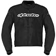 Alpinestars T-GP Plus Air Men's Textile Vented On-Road Racing Motorcycle Jacket - Black
