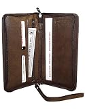 New Leather Travel Passport Boarding Pass Ticket Wallet
