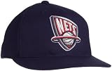 NBA Men's New Jersey Nets Flat Brim Flex Hat - Tu33Z, Small/Medium , Team Color , Dark Navy
