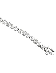 14K White Gold Diamond Bracelet - 2.12 Ct. -- LIFETIME WARRANTY