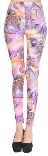 ECOSCO Women Sexy Stretch Cross Straps Mesh Inset Stripes Ankle Length Footless Legging Tregging Tight One Size