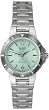 Casio Women's Core LTP1177A-3A Silver Stainless-Steel Quartz Watch with Green Dial