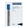 Staedtler Lumocolor flip chart marker bullet tip 356-3 box 10 blue