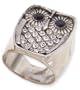 Metal & Rhinestone Owl Ring - More Colors!