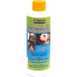 Triple Pet Plaque Off Fresh Breath 8 oz