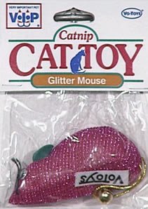 Vo-Toys Glitter Mouse Cat Toy