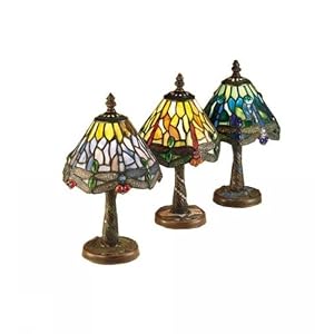 12 Inch H Hanginghead Dragonfly Mini Lamp Table Lamps by Meyda