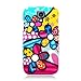 For SAMSUNG GALAXY S4 I9500, CARTOON FLOWER RUBBERIZED COVER HARD CASE from Aimo Wireless