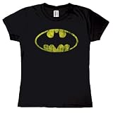 Batman - Distressed Logo Ladies T-Shirt