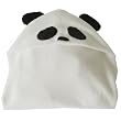 Satsuma Designs Hooded Towel, Panda White, 0-18 Months