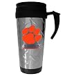 Clemson Tigers Diamond Plate Travel Mug - NCAA College Athletics - Fan Shop Sports Team Merchandise