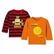 CI NBB 2pk LS Tee RedNvy Strp/Orng