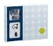 Pearhead Babyprints Babybook Dots, Blue