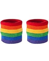 Suddora Striped Wrist Sweatbands (Pair)