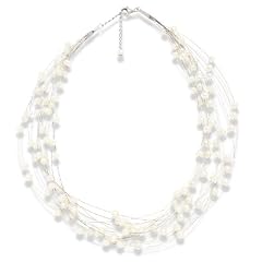 Valero Pearls pearls4girls Damen-Halskette S��wasser-Zuchtperlen wei� 43 cm + 5 cm 440510
