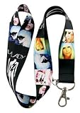 Lady Gaga Lanyard Keychain Holder