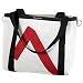 Open Tote Large Red Number - White Dacron