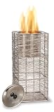 Uniflame AAB602A Wire Tower Gel Alcohol Burner - Polished Chrome