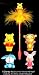 Disney's Winnie the Pooh Cuties Light up Jiggly Pens - 4 Pack