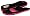 Puma Women's Flip Flop II Sandal in Black / Fluo Pink - Ships in ''24'' Hours!, Size: 5.5 W US
